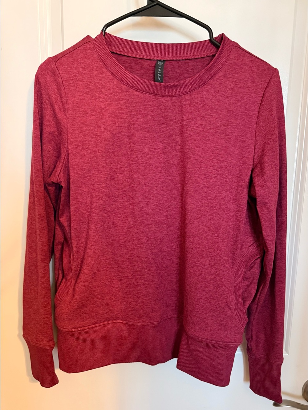 Women's Gaiam Athletic Crewneck Sweatshirt Size Extra Small